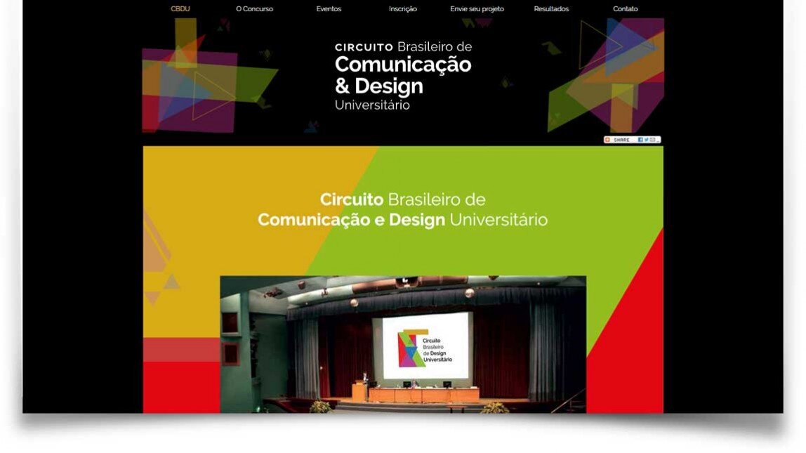 Imagem do website do CBDU desenvolvido pela F55 Marketing Digital