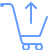 Ícone Carrinho de compras vistuais