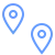 Ícone Segmentando local para exibir anúncios