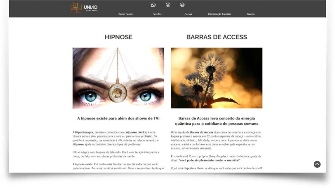 Imagem do website da União Cursos desenvolvido pela F55 Marketing Digital